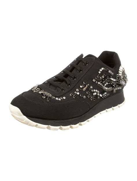 prada embellished sneakers|Prada sneakers outlet.